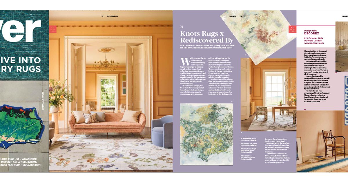 Simplified Magazine Rug Cover Magazine Autumn 2024 - Press | Knots Rugs.