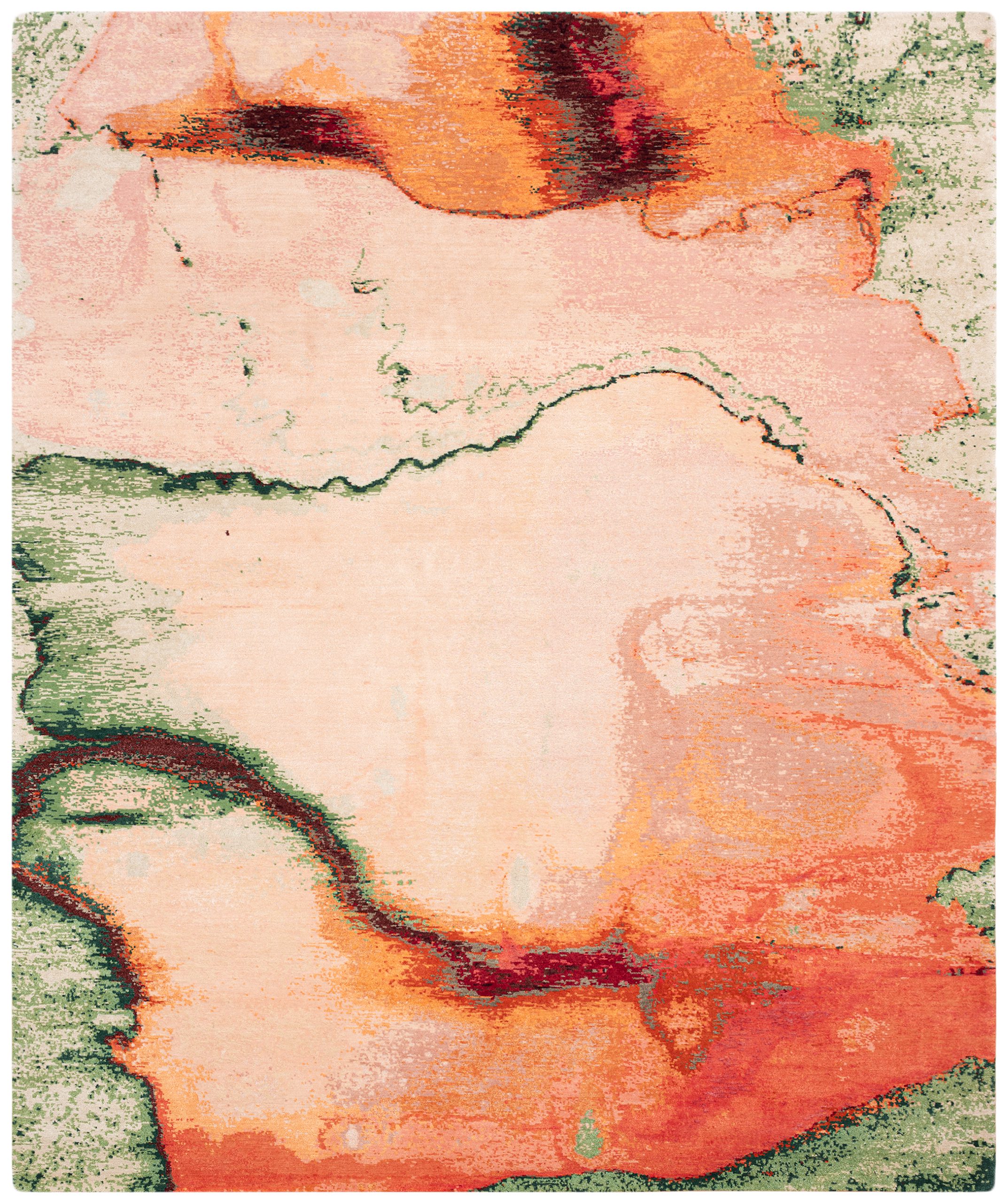 Abstract Dawn Rug Dawn | Original Rug | Knots Rugs.