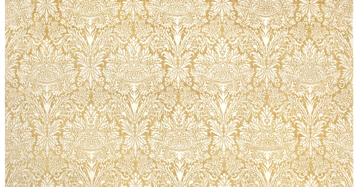 Gold Button Rug Texture Heritage | Gold Rug | Knots Rugs.